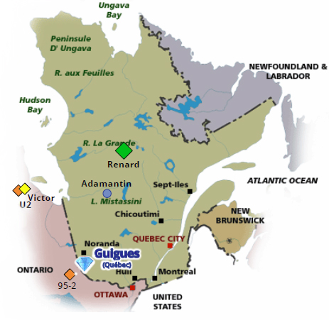 Québec Site Map